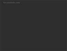 Tablet Screenshot of focuslabsllc.com